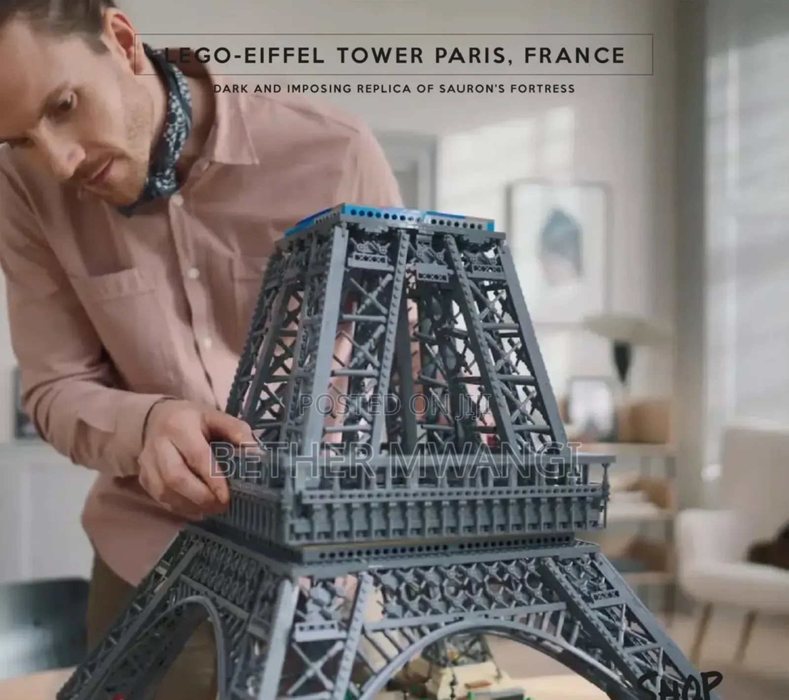 Lego - Eiffel Tower Paris, France in Kenya