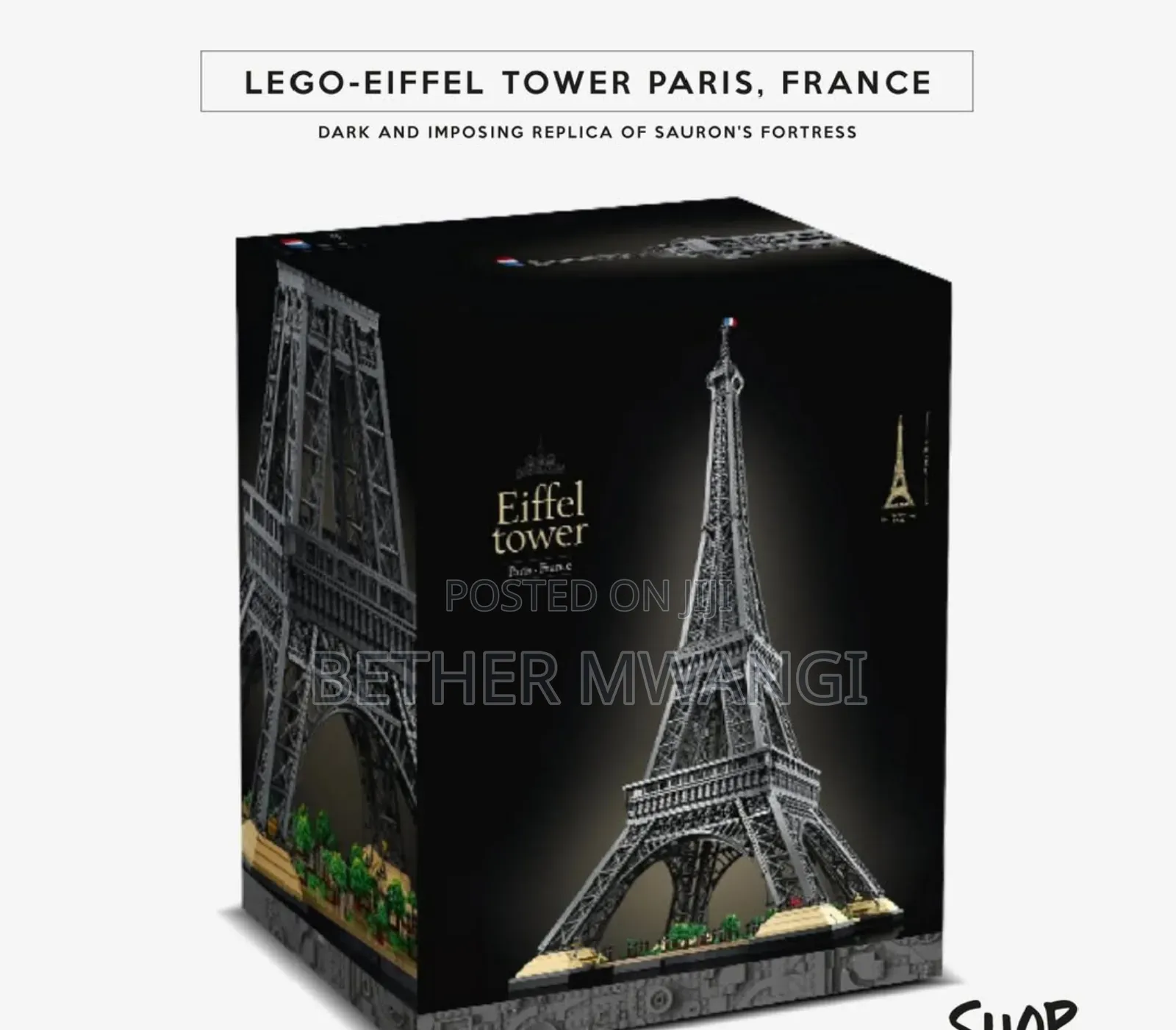 Lego - Eiffel Tower Paris, France in Kenya