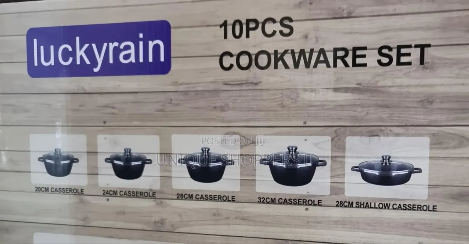 Luckyrain Granite Medium Gauge Cooking Pots