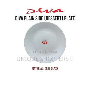 Diva Plain Side (Dessert) Plates – 7.5” (Set of 6) 