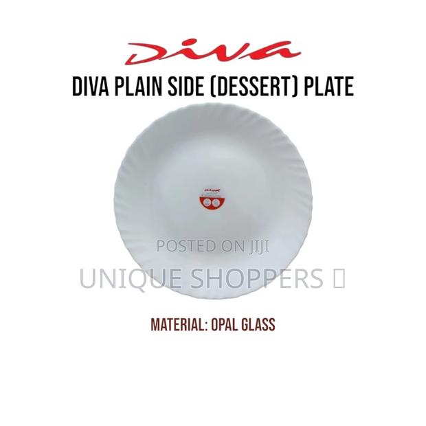Diva Plain Side (Dessert) Plates – 7.5” (Set of 6) - main view