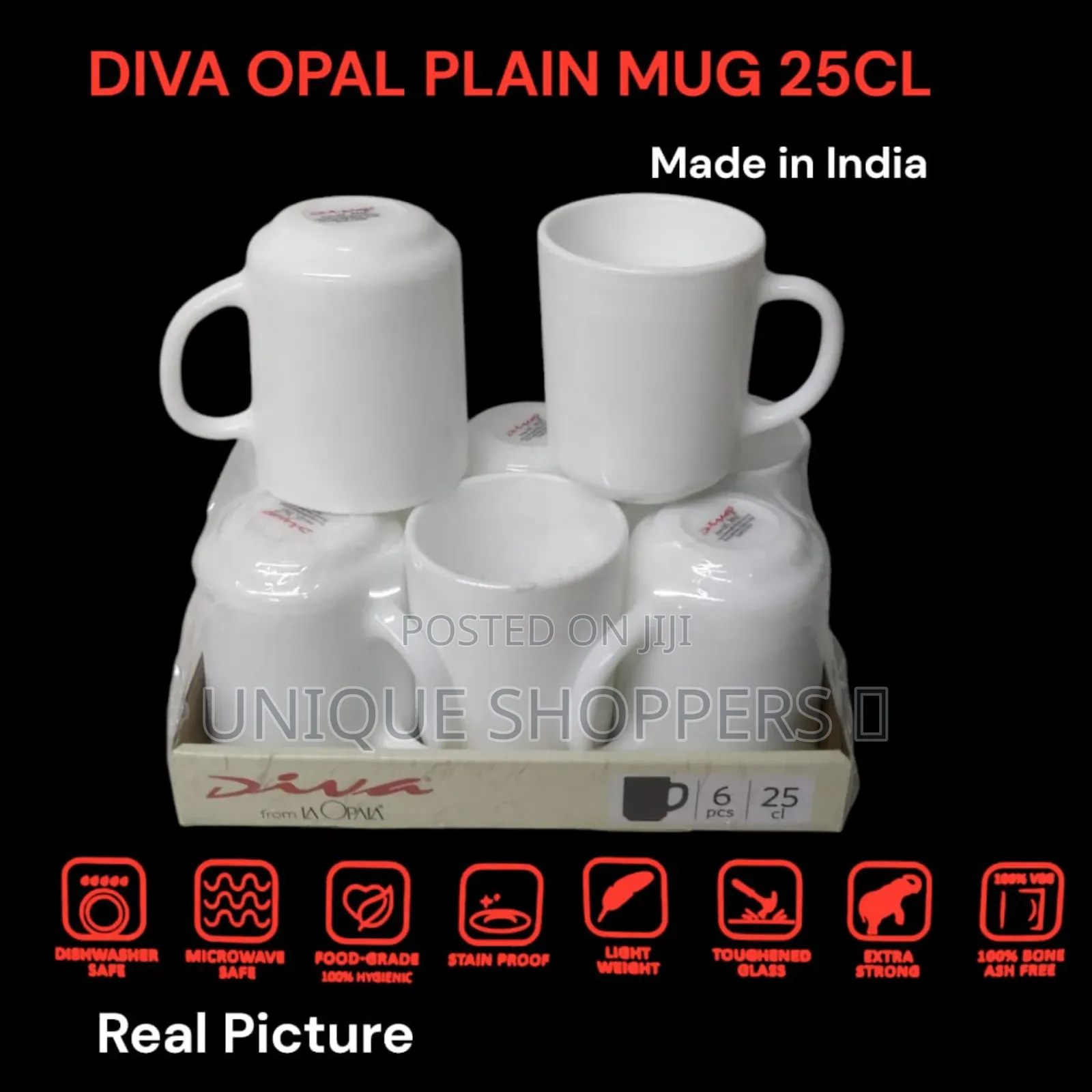 Diva Opal Plain Mug 25cl