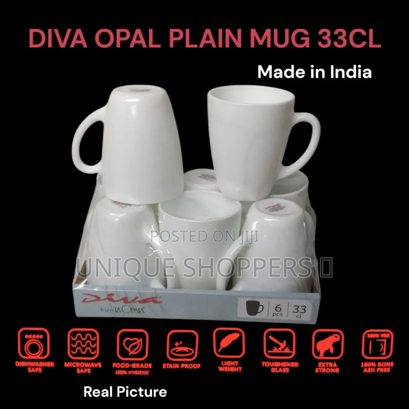 Diva Opal Plain Mug 33cl.