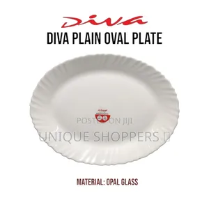Diva Plain Oval Plate – Elegant Versatile 