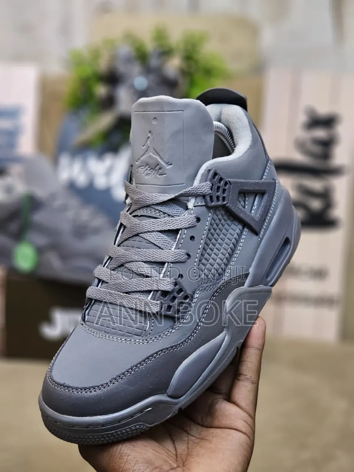 Air Jordan 4's Wet Cement Sizes 36,37,38,39,40,41,42,43,44,45