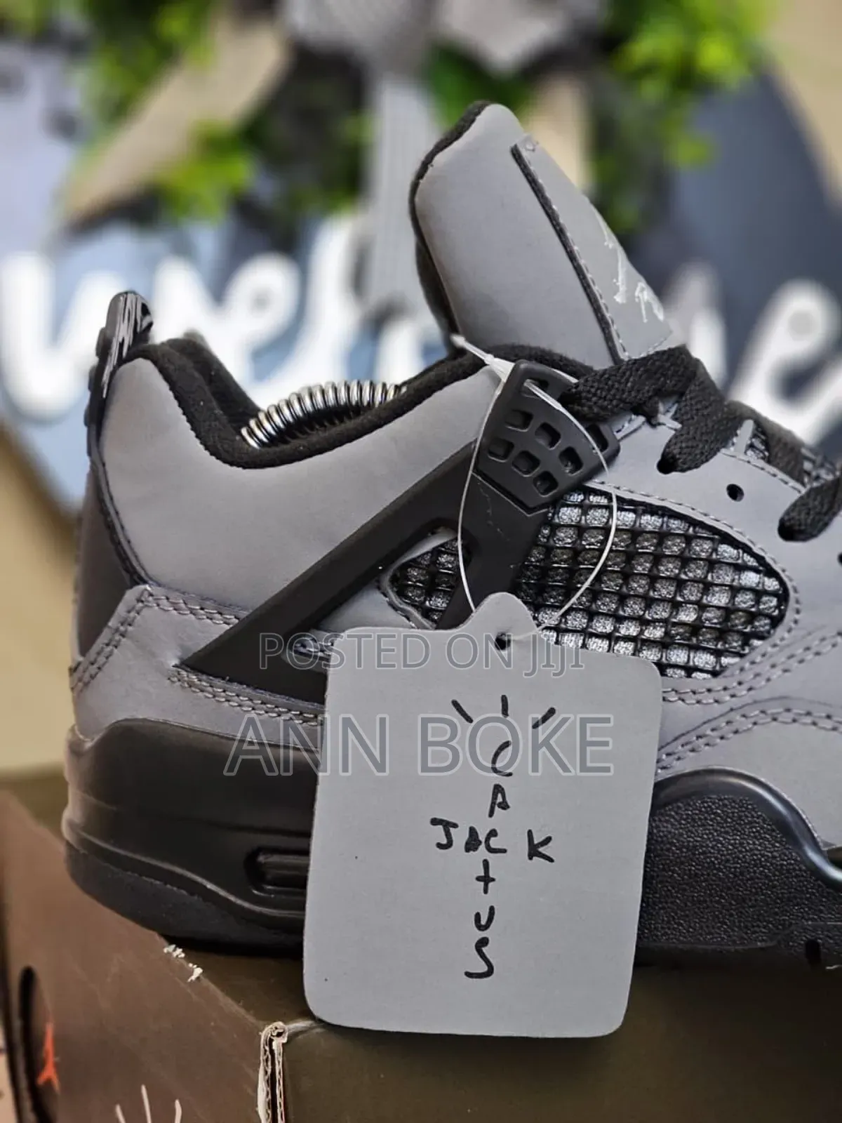 Air Jordan 4's Wet Cement Sizes 36,37,38,39,40,41,42,43,44,45
