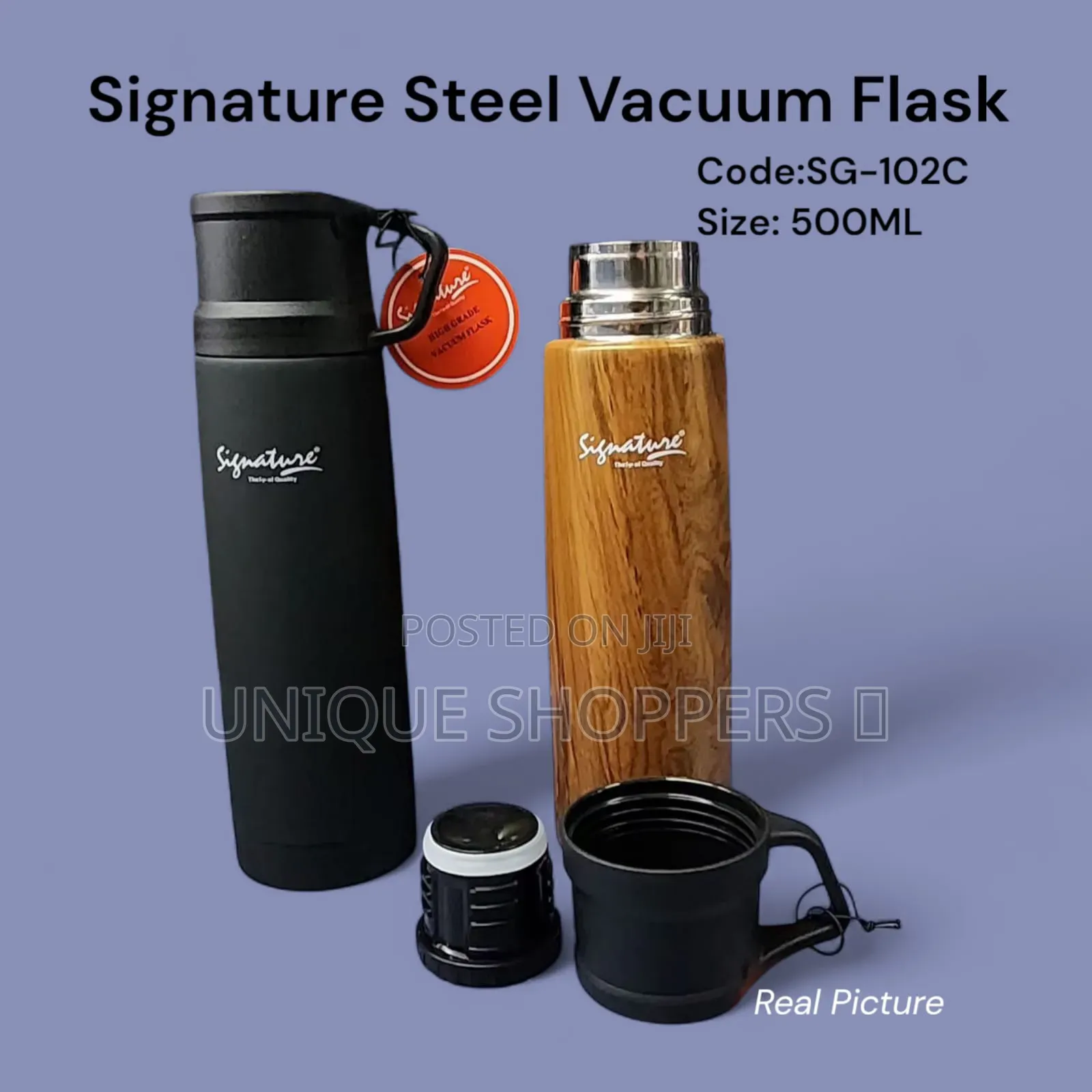 Sg102c Signature Steel Vacuum Flask 500ml at *Ksh 1600/