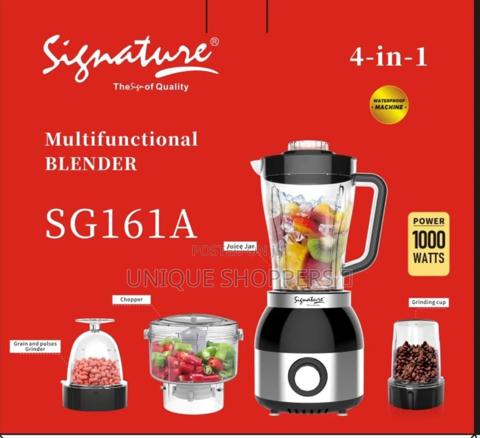 Signature Multifunctional Blender – Sg161a (4-in-1)