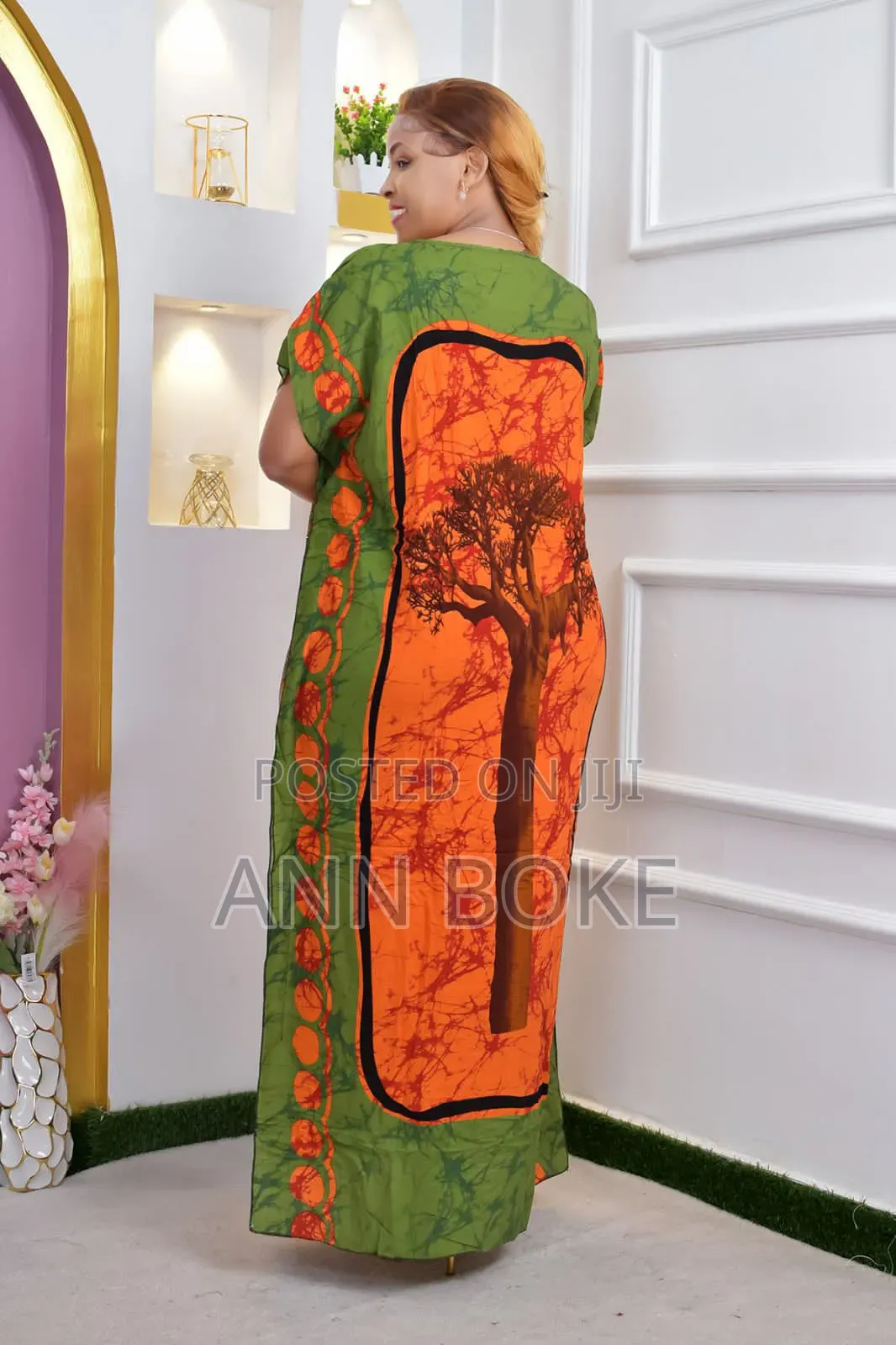 African Print Dera 
Cotton Dera + Scalf 
Free Size