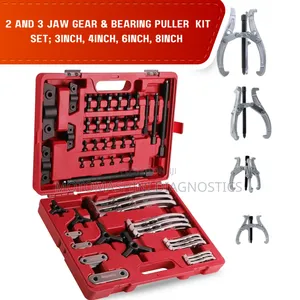 Inner and Outer Gear Hub and Bearing Puller Assorted Kit Set
