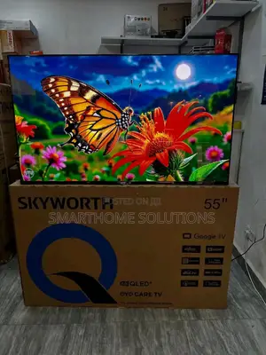 Skyworth 55" Qled Smart Tv,Google Os-Netflix