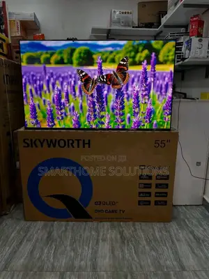 Skyworth 55" Qled Smart Tv,Google Os-Netflix