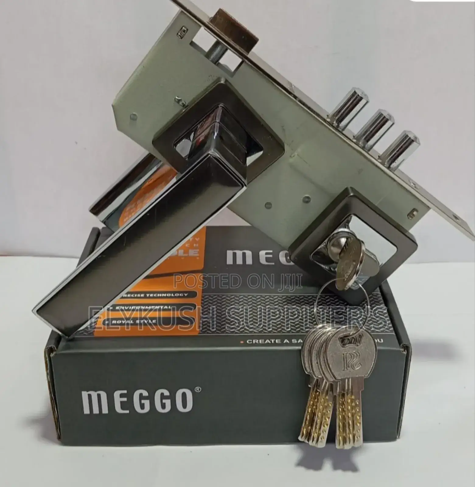 3pin Meggo Steel Door Lock