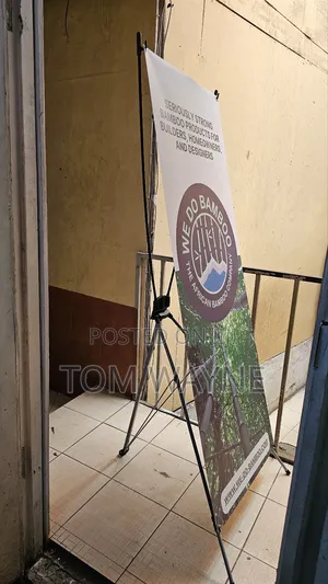 X Banner Printing Banner With Light Stand and Bag