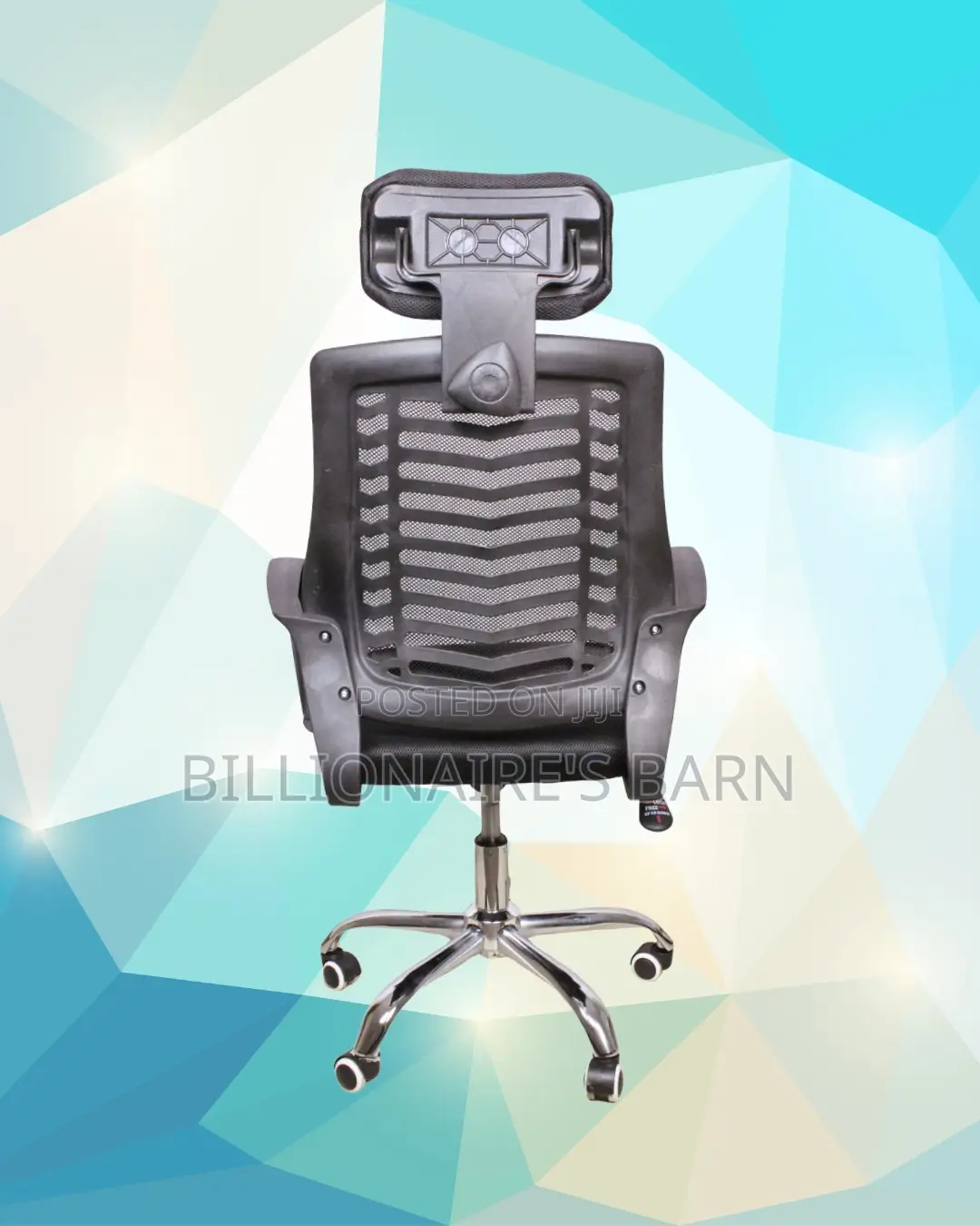 Minimal Secretarial Mesh Chair | Steel Frame