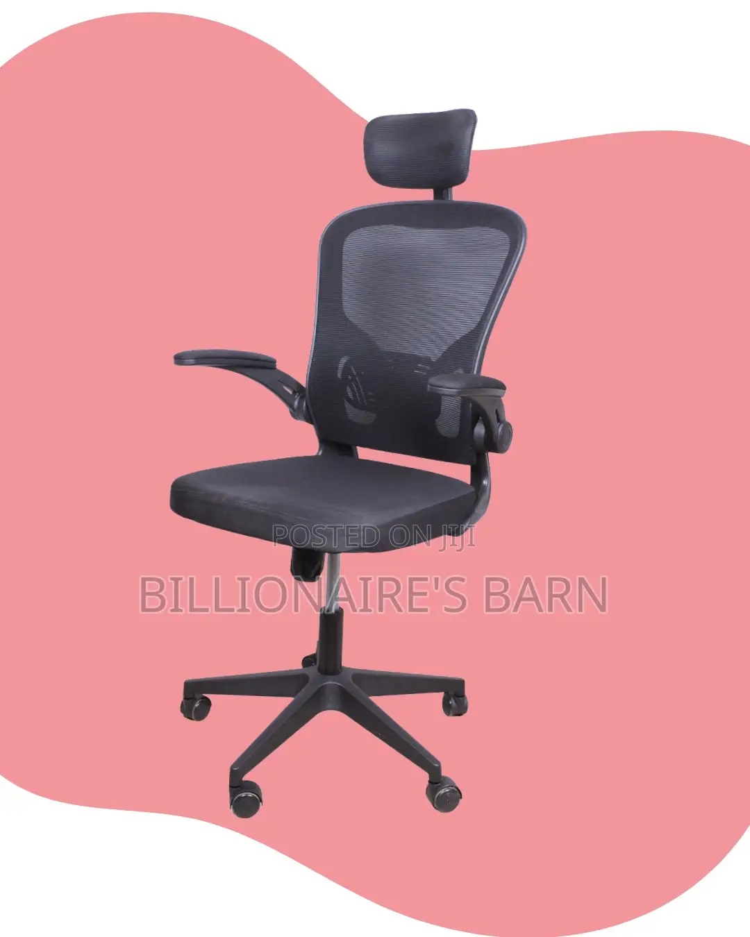 Stylish Grey Ergonomic Office Chair — Ideal for Long Zoom Sessions