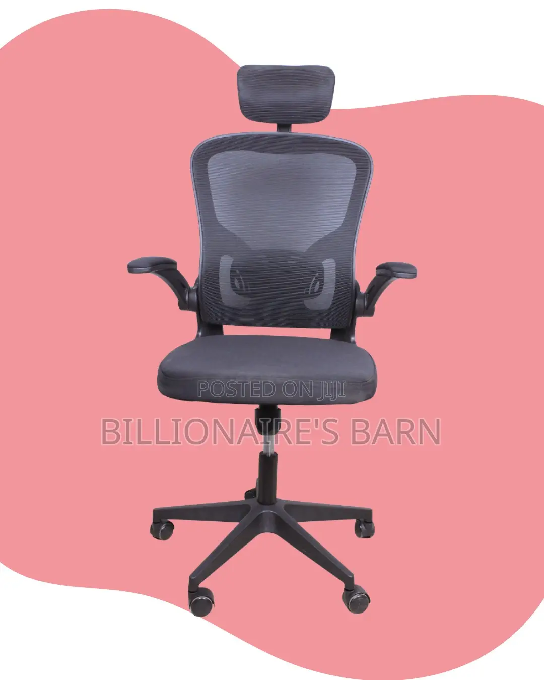 Stylish Grey Ergonomic Office Chair — Ideal for Long Zoom Sessions