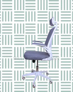 Ergonomic White Ergonomic Office Chair | Tilt Lock Mechanism