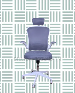 Ergonomic White Ergonomic Office Chair | Tilt Lock Mechanism