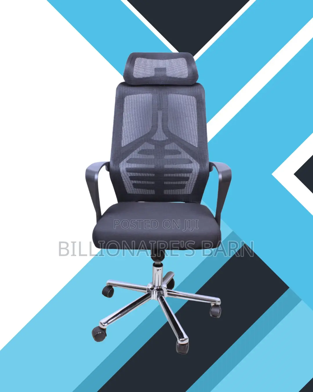 High Back Mesh Office Chair | Pro-Grade Swivel Base