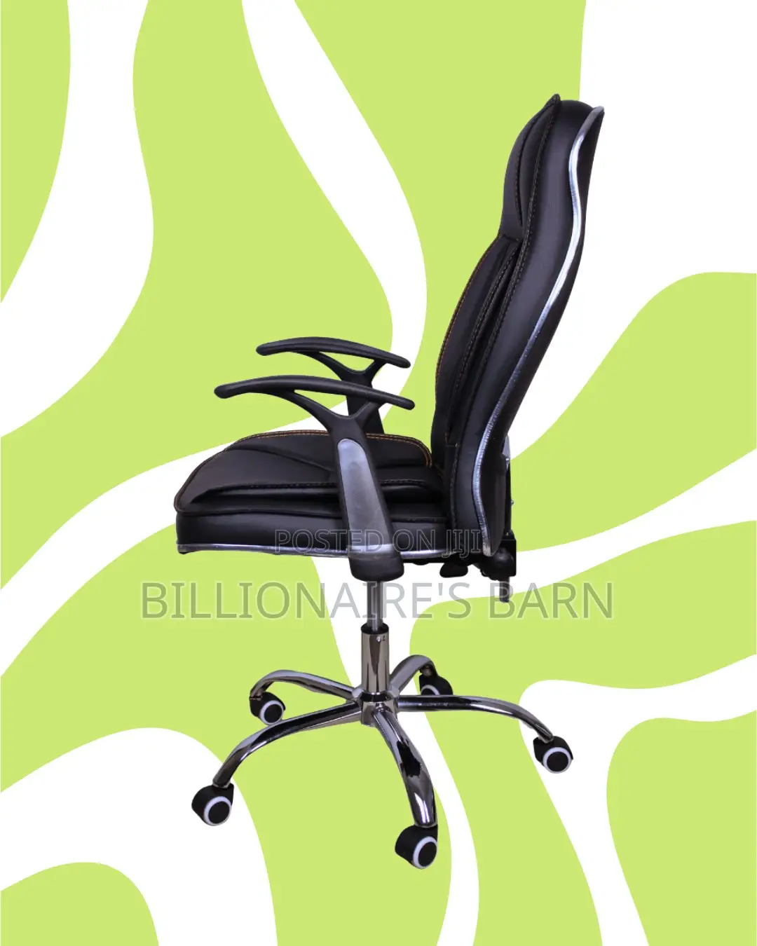 Ergonomic Executive Leather Office Chair | Tilt Lock Mechanism