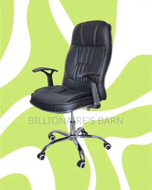 Ergonomic Executive Leather Office Chair | Tilt Lock Mechanism