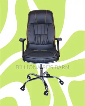 Ergonomic Executive Leather Office Chair | Tilt Lock Mechanism