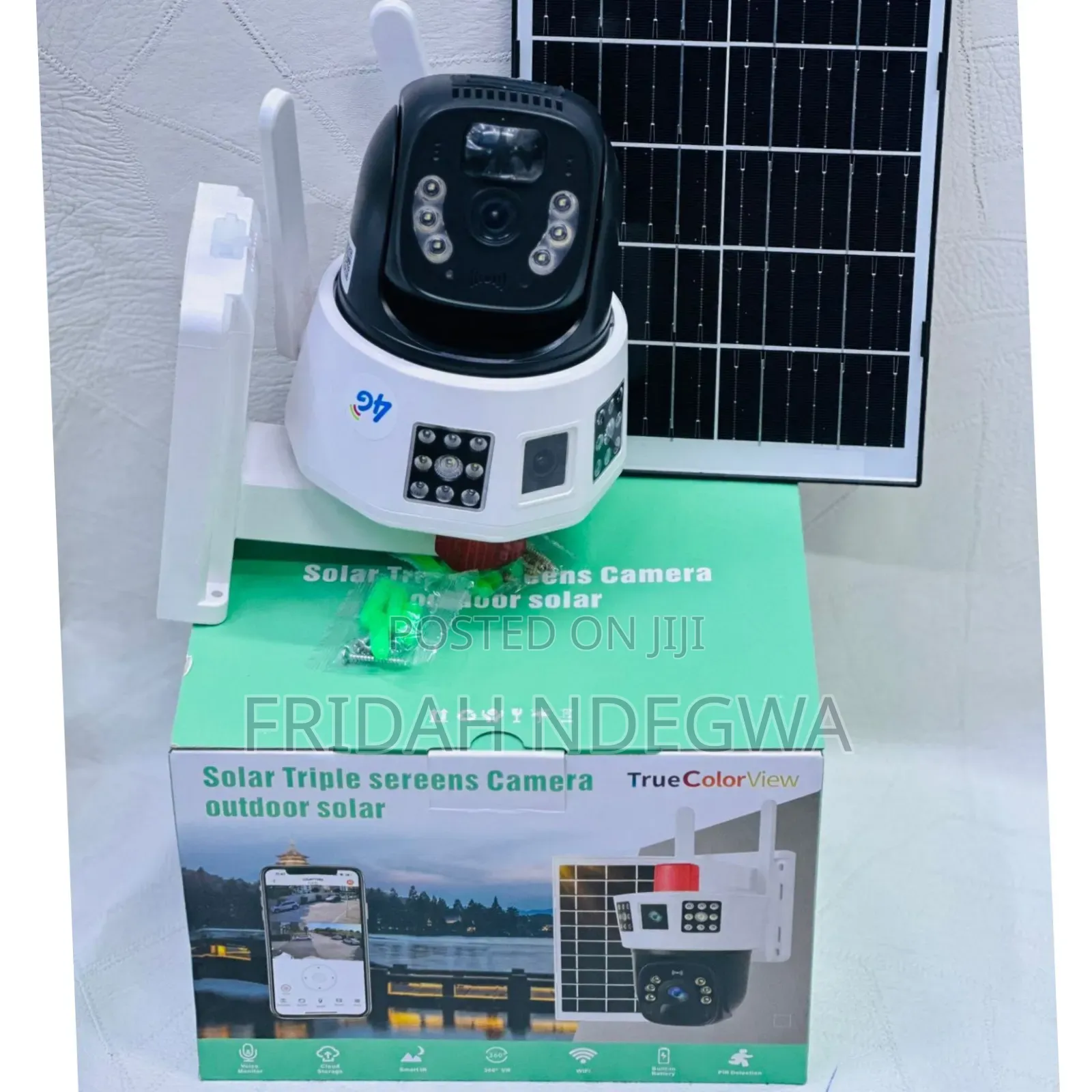 Camera Dual Lens With Alarm