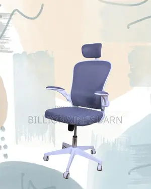 Modern White Ergonomic Office Chair | Nylon Castors