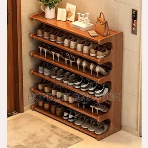 6 Layer Bamboo Shoe Rack