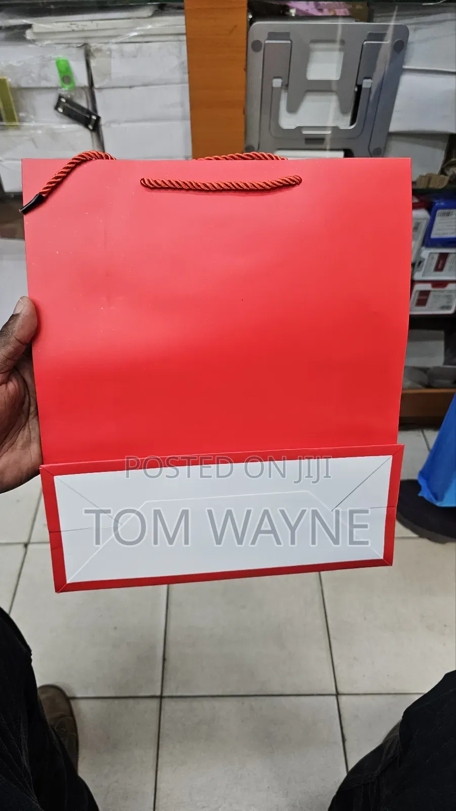 Red Laminated Gift Bags A4 Size