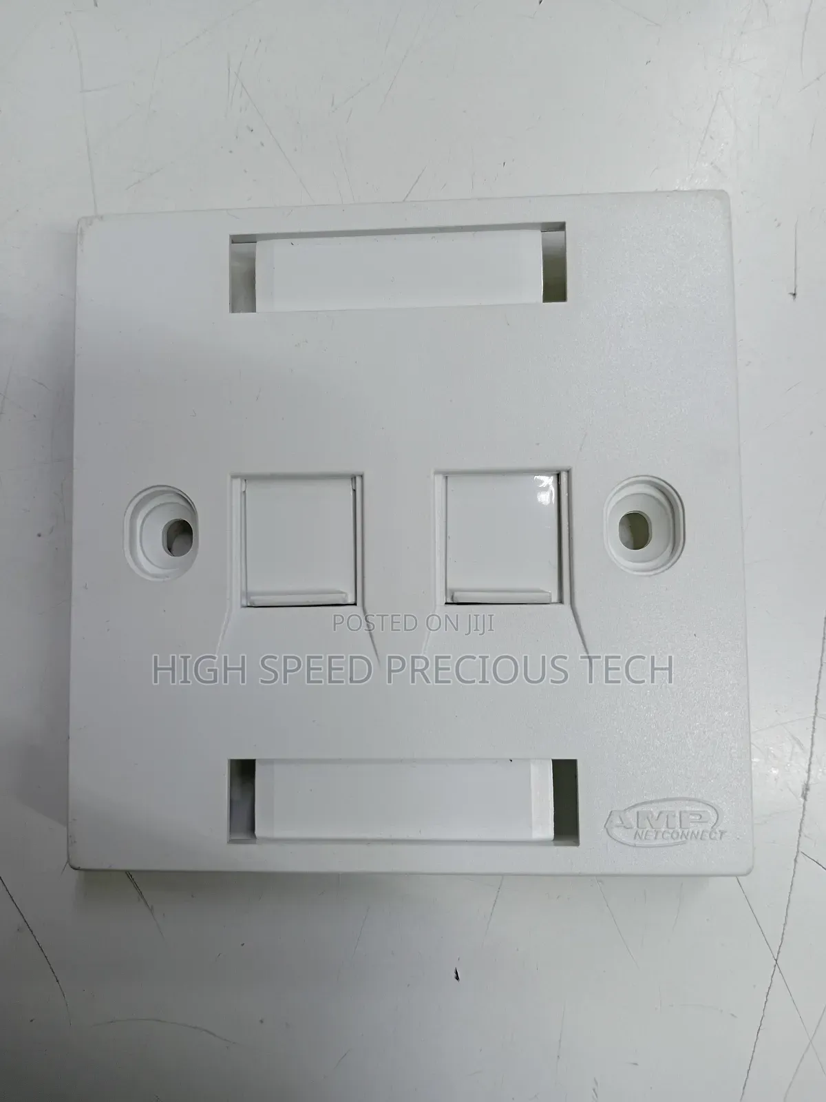 Network Faceplate and Modules Cat6 Dual