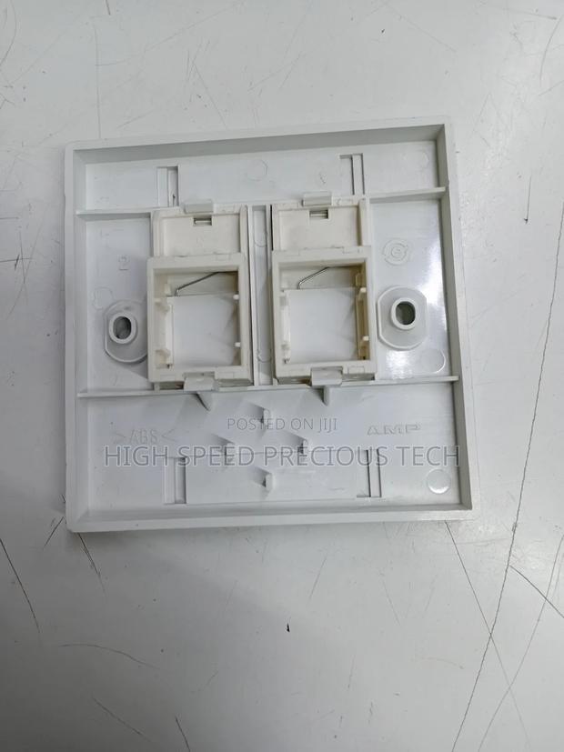 Network Faceplate and Modules Cat6 Dual - thumbnail 2