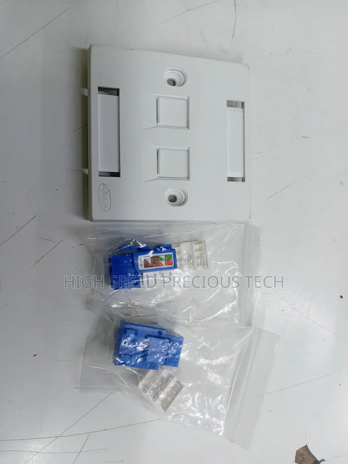 Network Faceplate and Modules Cat6 Dual