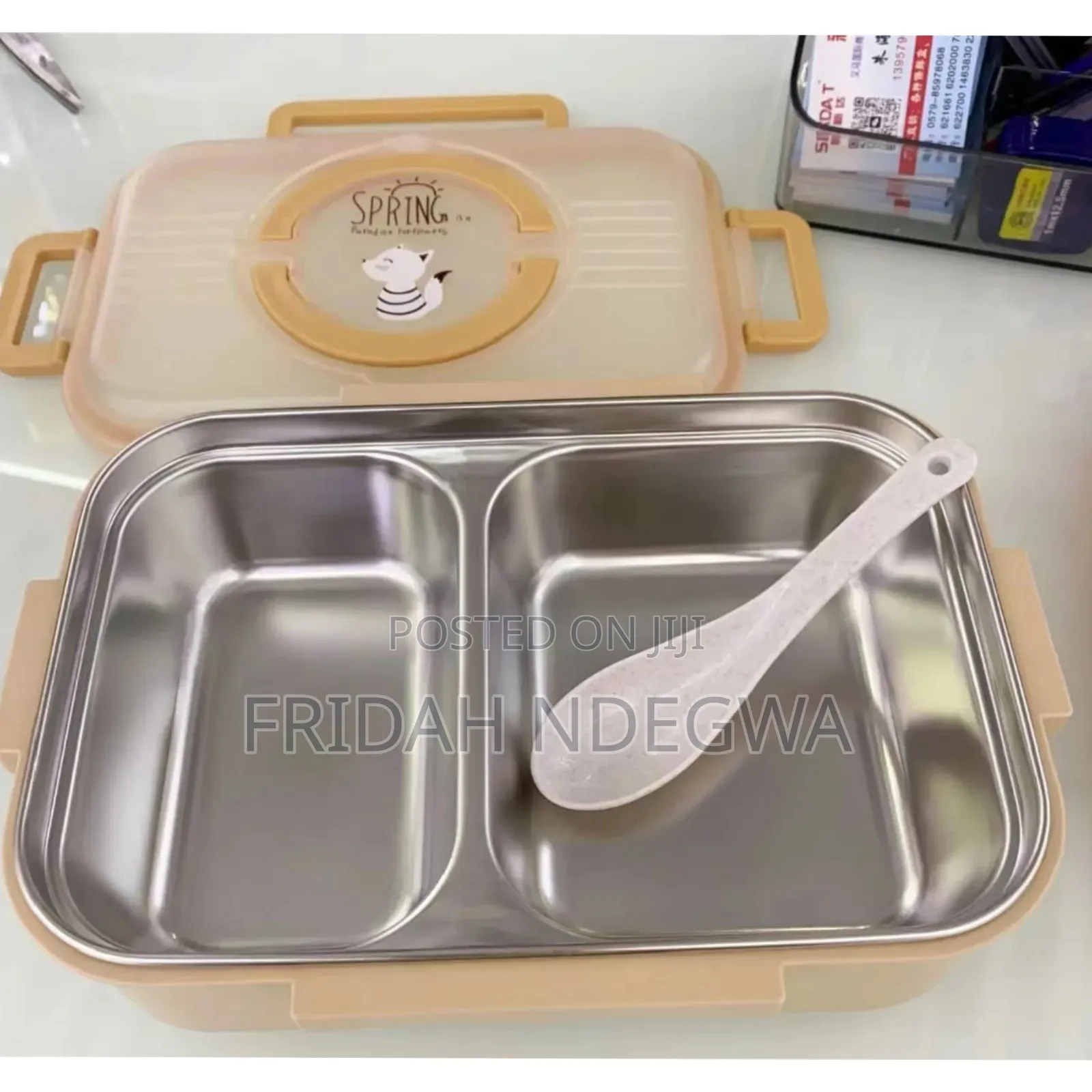 Bento Lunch Box With 2 Compartment and Soup Container