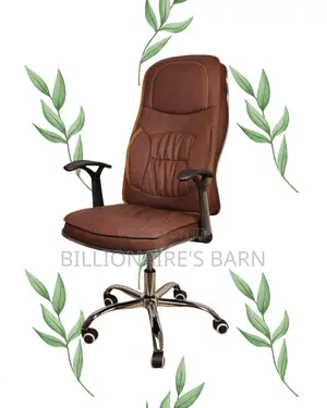 Supportive Ergonomic Executive Leather Chair | Adjustable Height