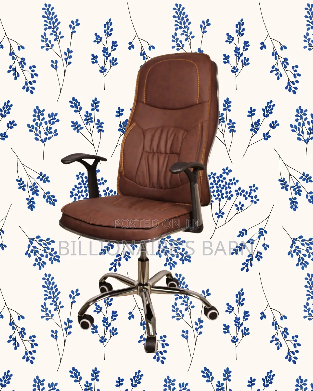 Ergonomic Executive Leather Chair (Plush) — Restocked!