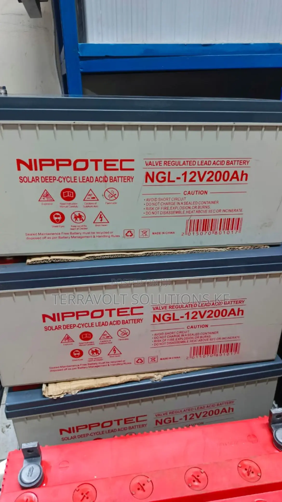 12 v 200ah Nippotech Deep Cycle Gel Battery