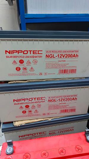 12 v 200ah Nippotech Deep Cycle Gel Battery - thumbnail 2
