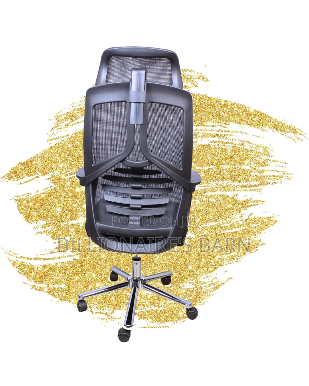 Sleek High Back Mesh Office Chair — Ideal for Long Zoom Sessions