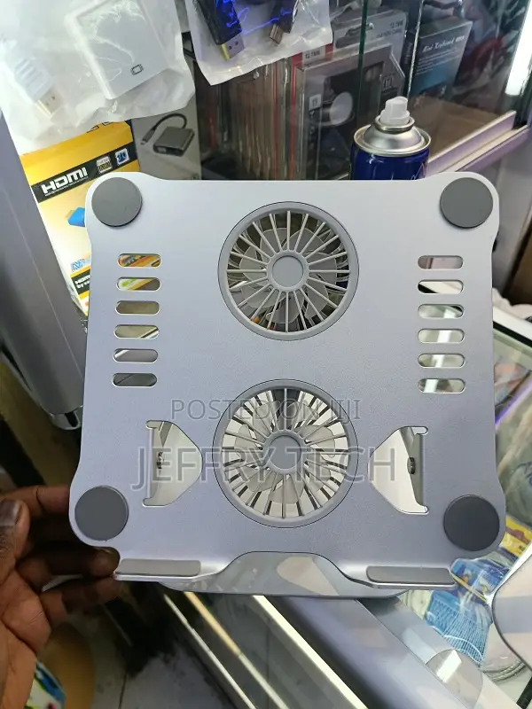 Rotating Laptop Stand V4.1 With Dual Cooling Fan