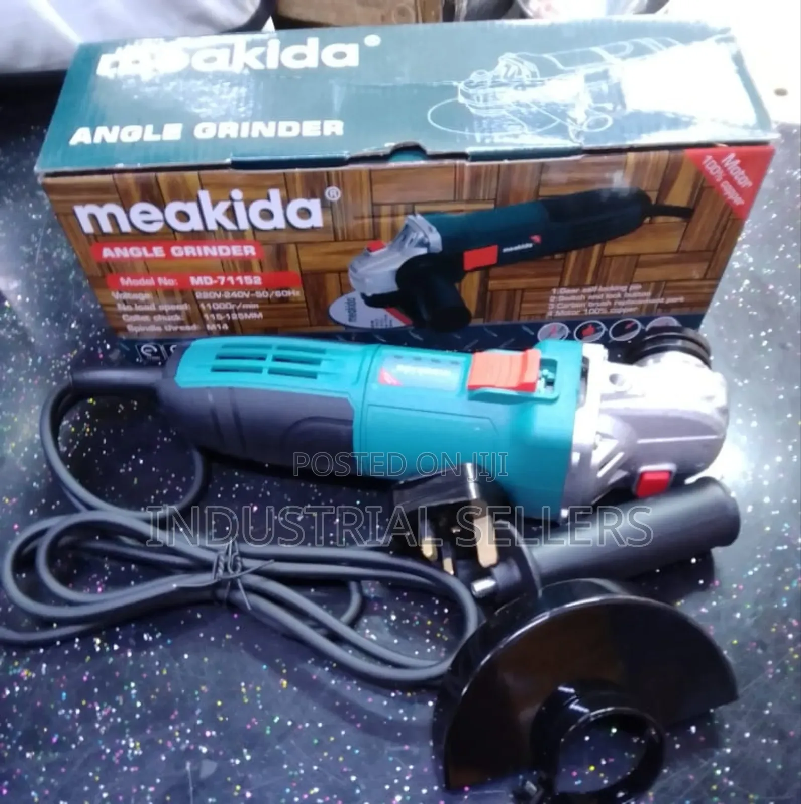 Meakida 4" Angle Grinder Brand New