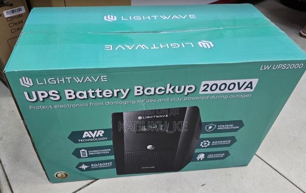 New Lightwave Ups 2kva 1,200 Watts 4 Outlets