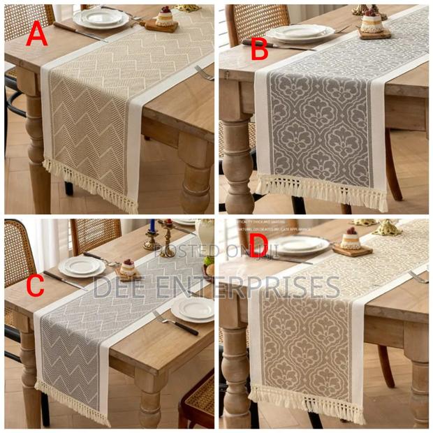 Braided Cotton Linen Table Runner