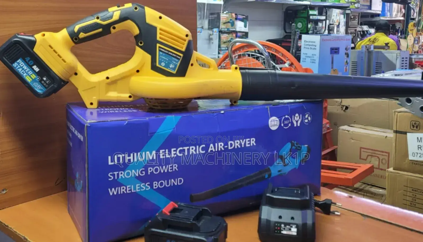 Original 98v Cordless Leaf Blower /2 Batteries