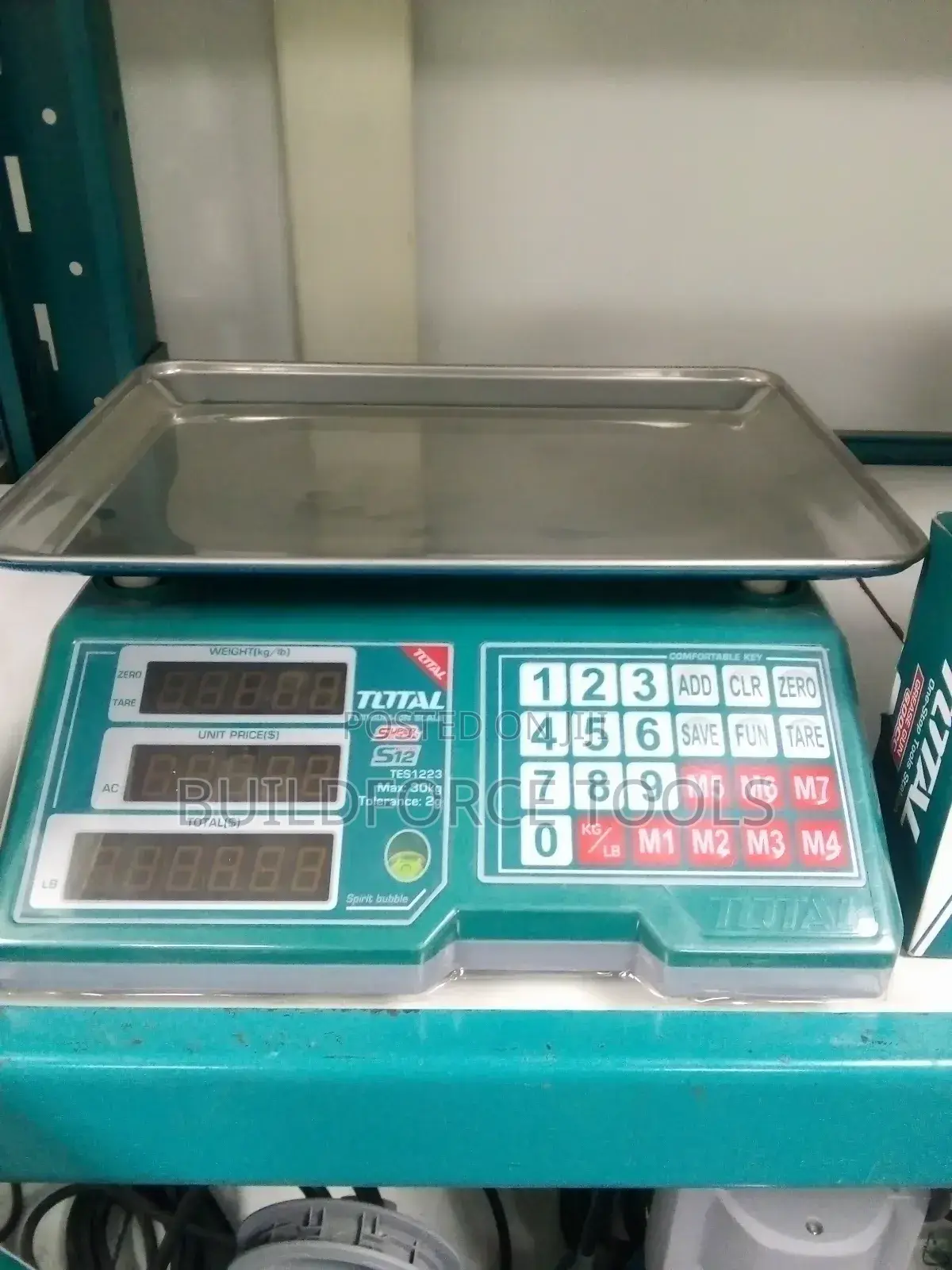 Total Max30 Kg Electric Weighing Scale