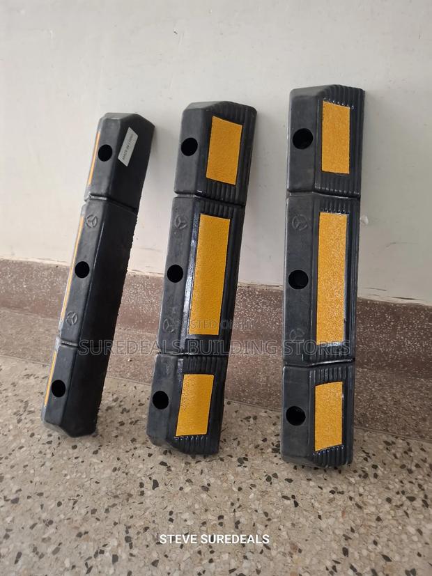 Rubber Car Wheel Stopper. - thumbnail 2