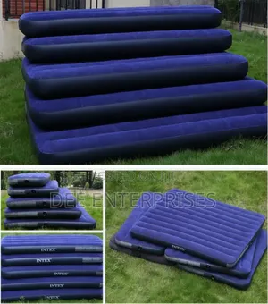 5×6 Intex Inflatable Mattress With Free Electric Pump