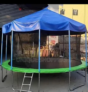 10 Ft Trampoline With Safety Enclosure Net