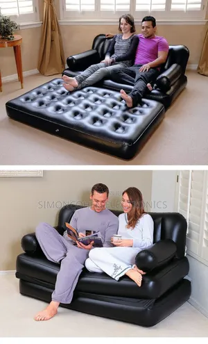 5in1 Two Seater Inflatable Sofa With Manual Pump